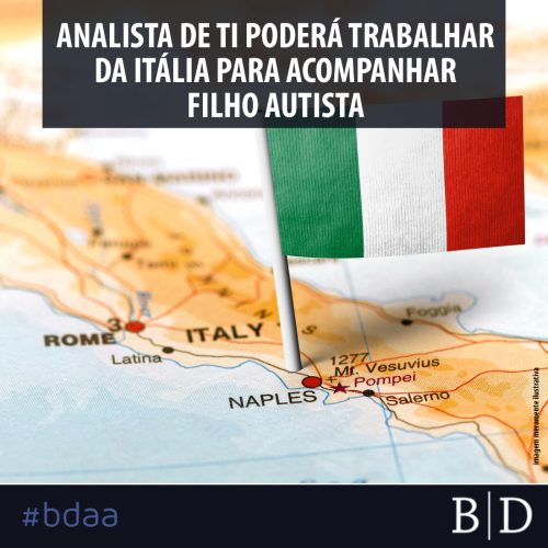 ANALISTA DE TI PODERÁ TRABALHAR DA ITÁLIA PARA ACOMPANHAR FILHO AUTISTA