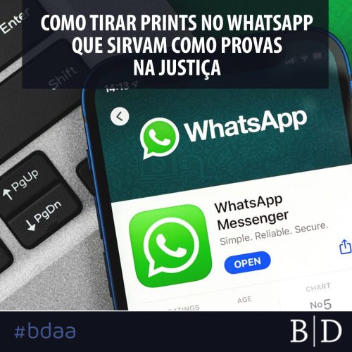 COMO TIRAR PRINTS NO WHATSAPP QUE SIRVAM COMO PROVAS NA JUSTIÇA